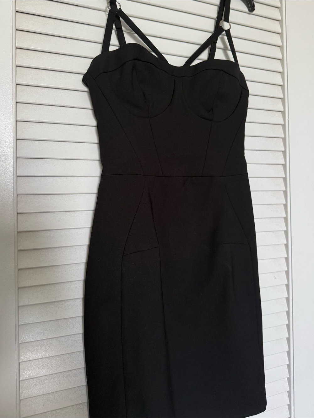 French Connection Classic Black Strappy Women’s Dress